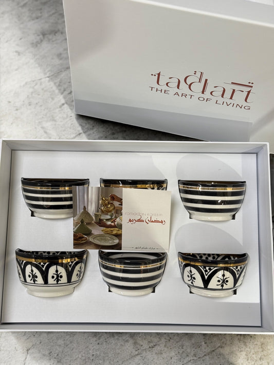 GIFT BOX - 6 MINI BOWLS | ZWAK &amp; STRIPES COLLECTION