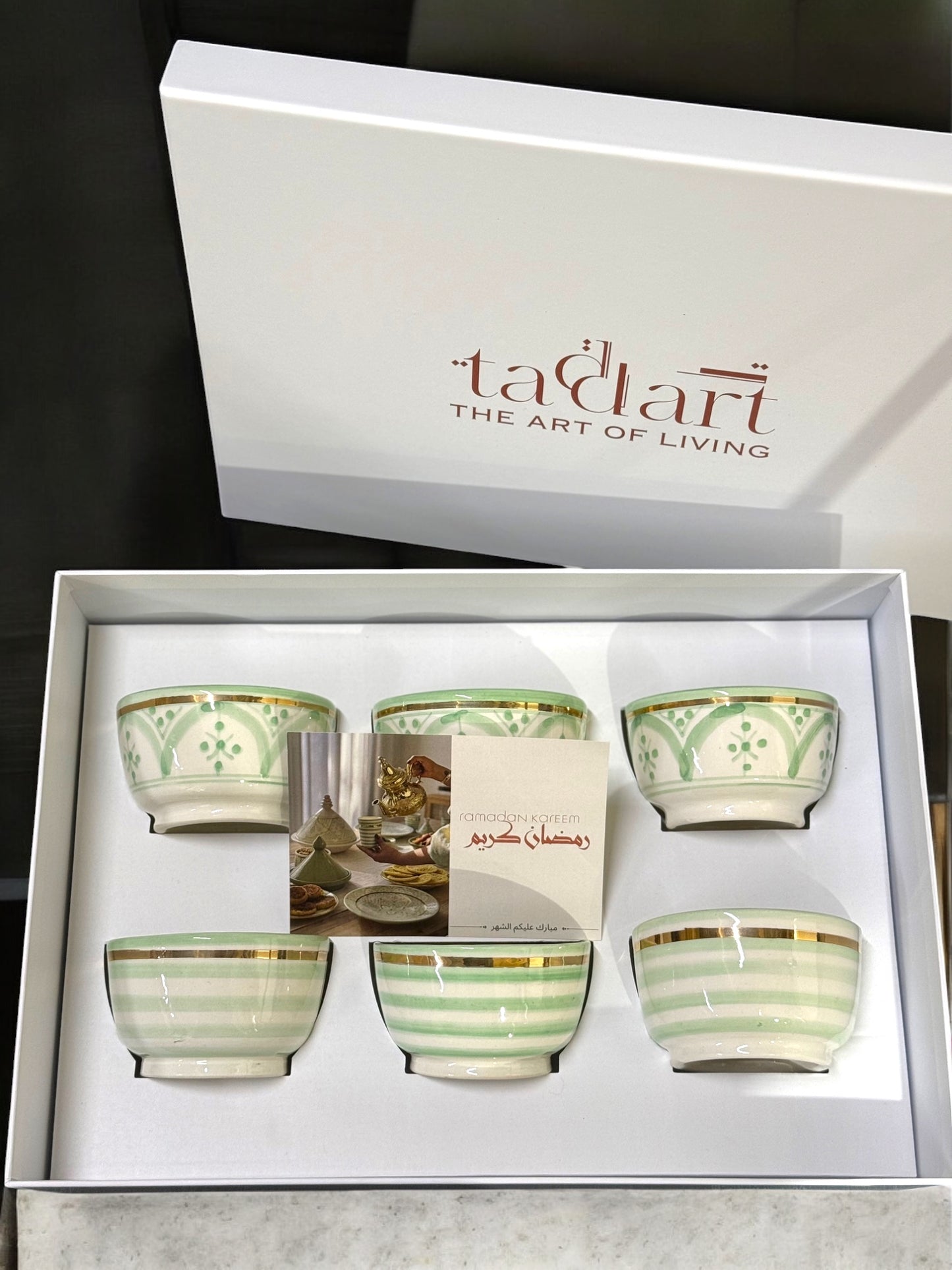 GIFT BOX - 6 MINI BOWLS | ZWAK &amp; STRIPES COLLECTION