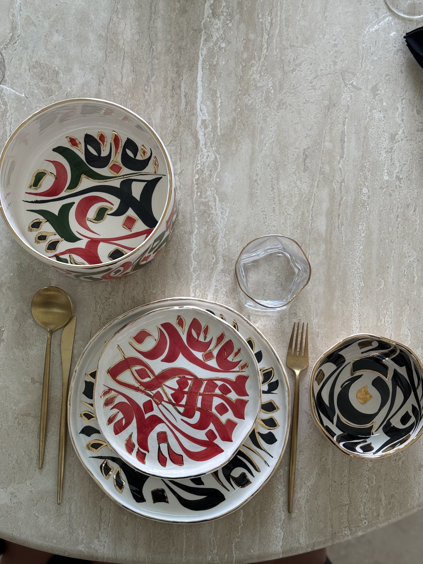 calligraphy plates - NEW SHAPE