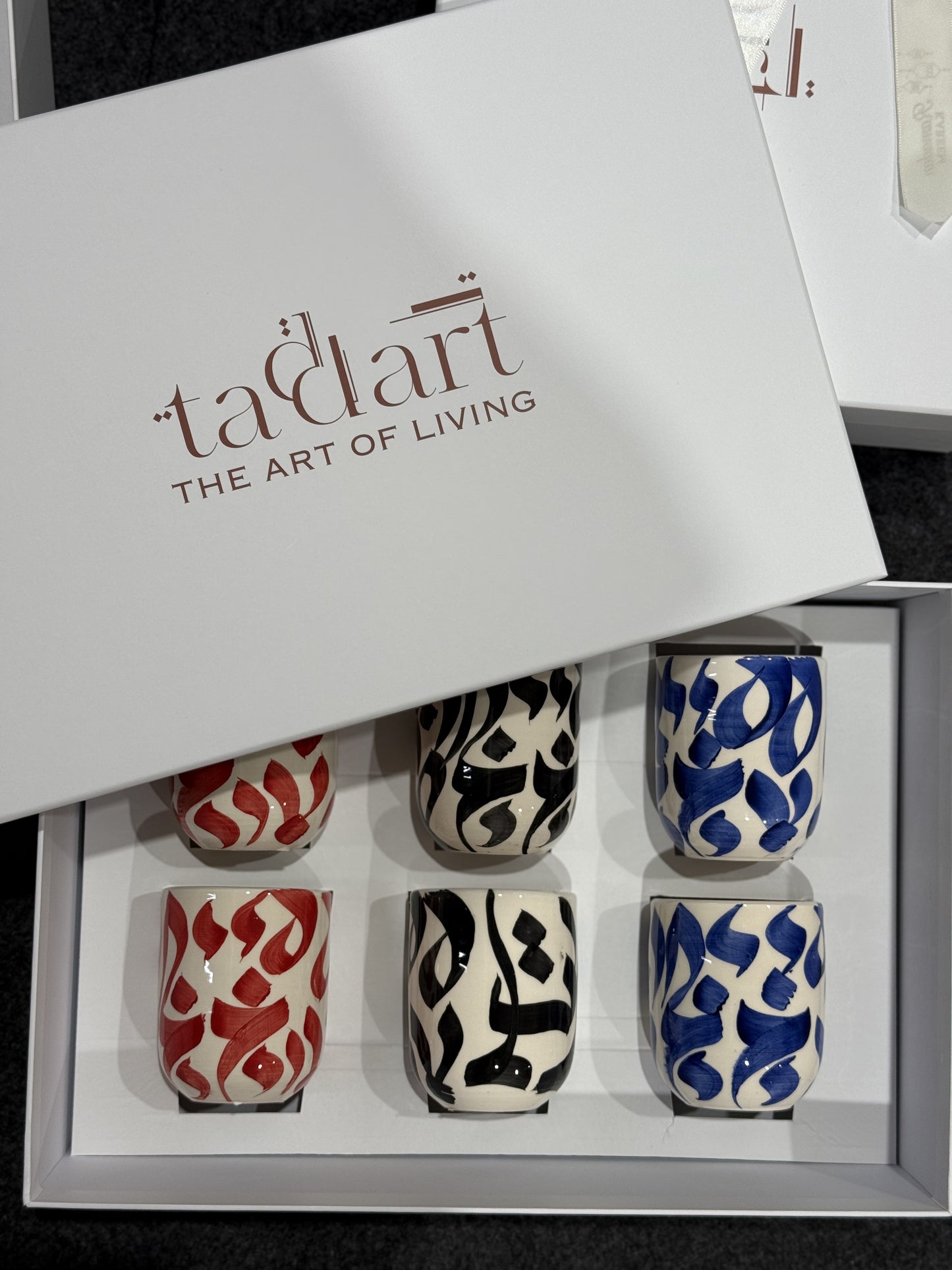 GIFT BOX - 6 CUPS I CALLIGRAPHY COLLECTION