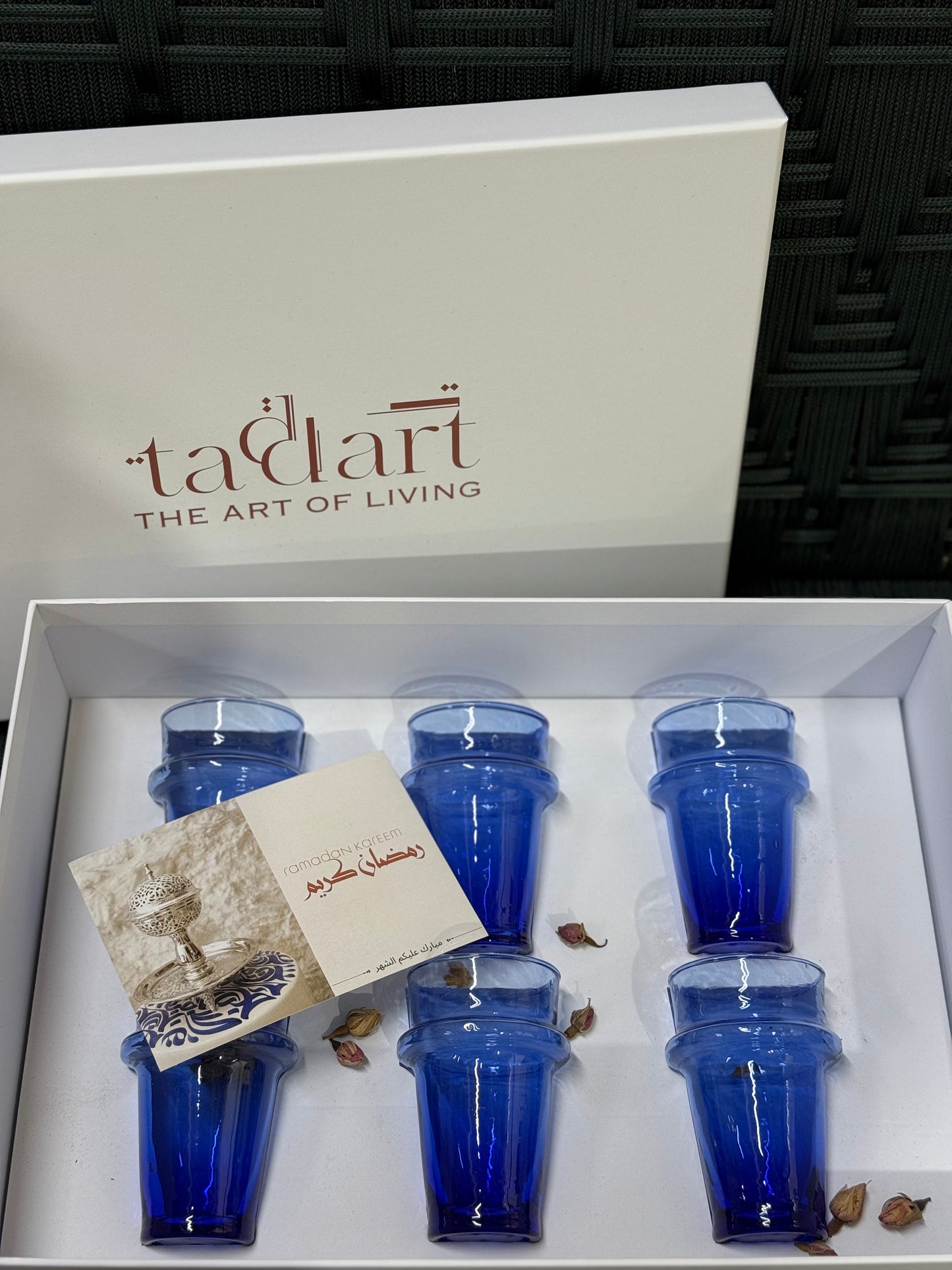 GIFT BOX - 6 TEA GLASSES | VERRE BELDI COLLECTION