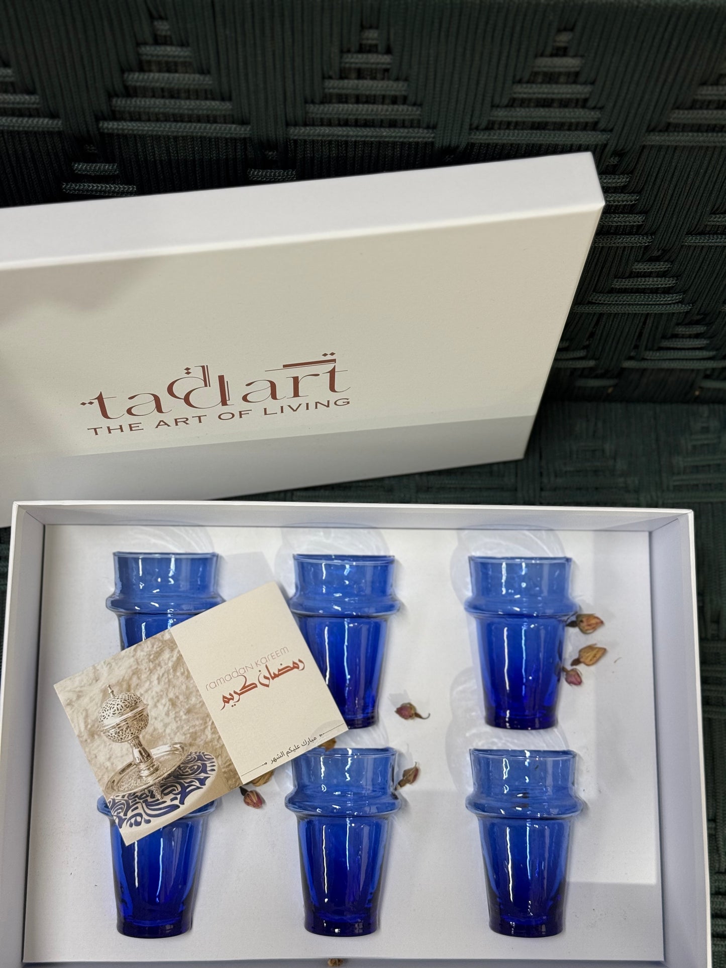 GIFT BOX - 6 TEA GLASSES | VERRE BELDI COLLECTION